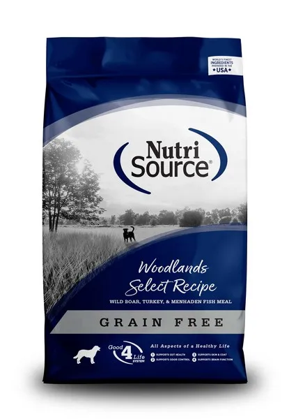 26lb Nutrisource Grain Free Woodlands - Healing/First Aid
